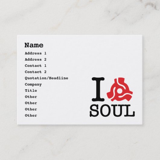 I 45-Adapter-Soul Visitenkarte (Vorderseite)
