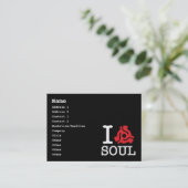 I 45 Adapter-Soul Visitenkarte (Stehend Vorderseite)