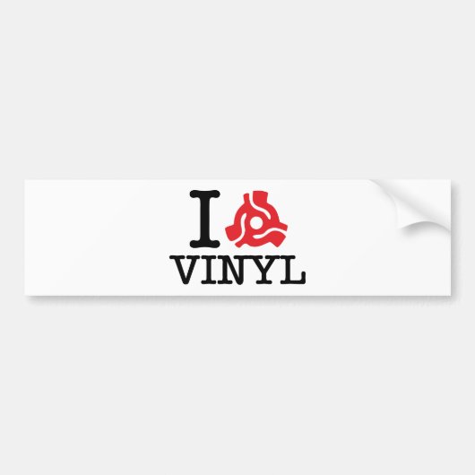 I 45 Adapter Vinyl Autoaufkleber (Vorne)