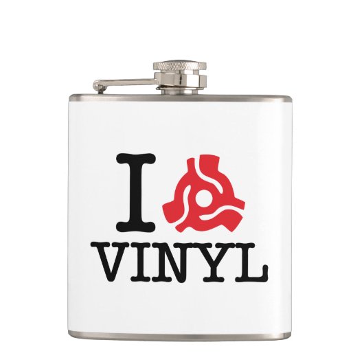 I 45 Adapter Vinyl Flachmann (Vorderseite)