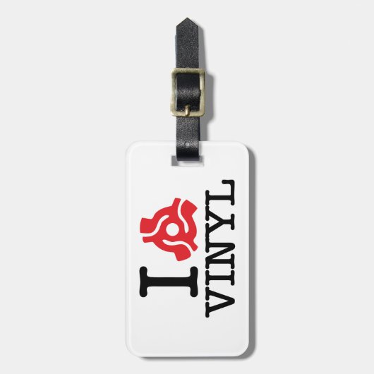 I 45 Adapter Vinyl Gepäckanhänger (Vorderseite vertikal)