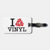 I 45 Adapter Vinyl Gepäckanhänger (Rückseite horizontal)