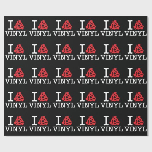 I 45 Adapter Vinyl Geschenkpapier (Flach)