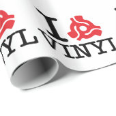 I 45 Adapter Vinyl Geschenkpapier (Rolleneckpunkt)