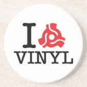 I 45 Adapter Vinyl Getränkeuntersetzer (Vorne)