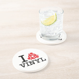 I 45 Adapter Vinyl Getränkeuntersetzer