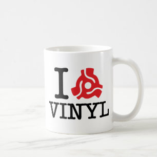 I 45 Adapter Vinyl Kaffeetasse