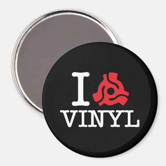 I 45 Adapter Vinyl Magnet (Vorderseite/Rückseite)