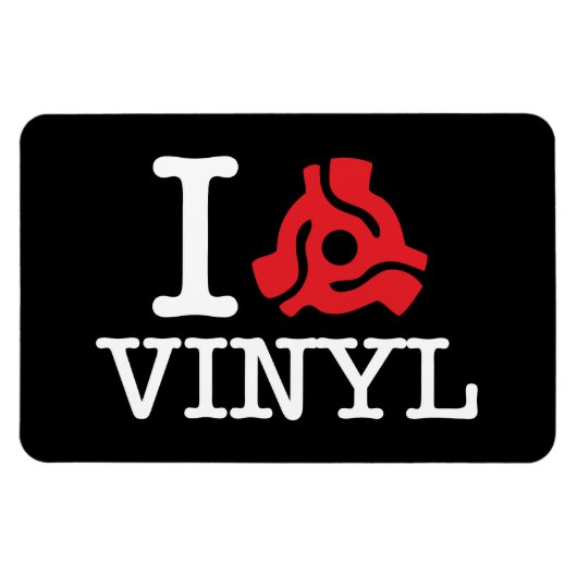 I 45 Adapter Vinyl Magnet (Horizontal)