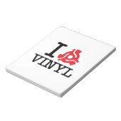 I 45 Adapter Vinyl Notizblock (Rotiert)