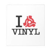 I 45 Adapter Vinyl Notizblock (Vorderseite)