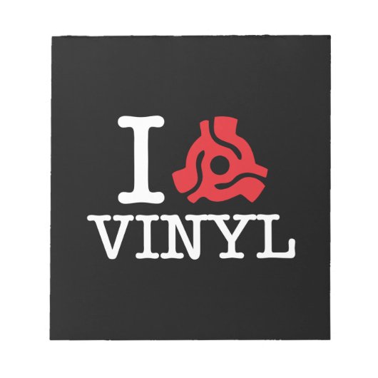 I 45 Adapter Vinyl Notizblock (Vorderseite)