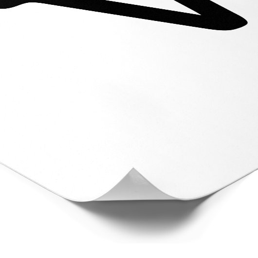 I 45 Adapter Vinyl Poster (Ecke)