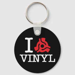 I 45 Adapter Vinyl Schlüsselanhänger