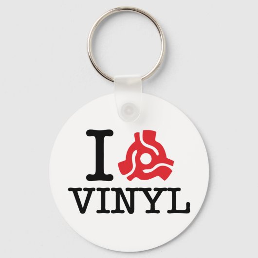I 45 Adapter Vinyl Schlüsselanhänger (Vorderseite)