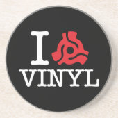 I 45 Adapter Vinyl Untersetzer (Vorne)