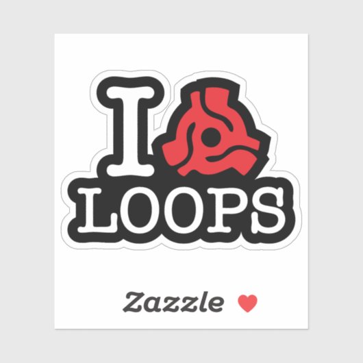 I 45 Adapterschleifen Aufkleber (Blatt)