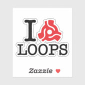 I 45 Adapterschleifen Aufkleber (Blatt)