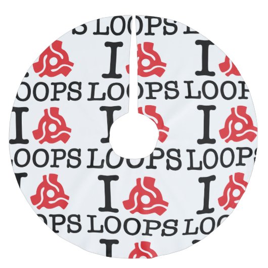 I 45 Adapterschleifen Polyester Weihnachtsbaumdecke (Vorderseite)