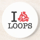 I 45 Adapterschleifen Sandstein Untersetzer (Vorne)