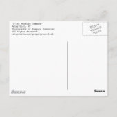 I-787 Morgenpflug Postkarte (Rückseite)