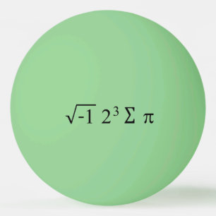I 8 Mathe-Gleichungs-PU-Tag Summen-PUs lustiger Tischtennisball