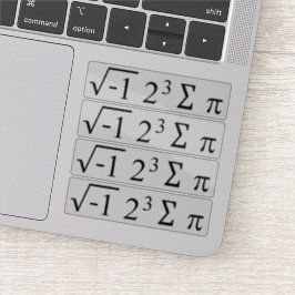 i 8 sum pi - I Ate some Pie - Funny Mathe Formula  Aufkleber