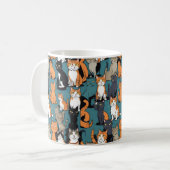 I Absolute Liebe Katzen Kaffeetasse (Vorderseite Links)
