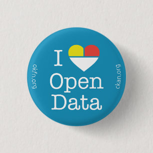 I Abzeichen der Herz-offenes Daten-CKAN Button