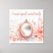 I accept myself  leinwanddruck (Vorderseite)