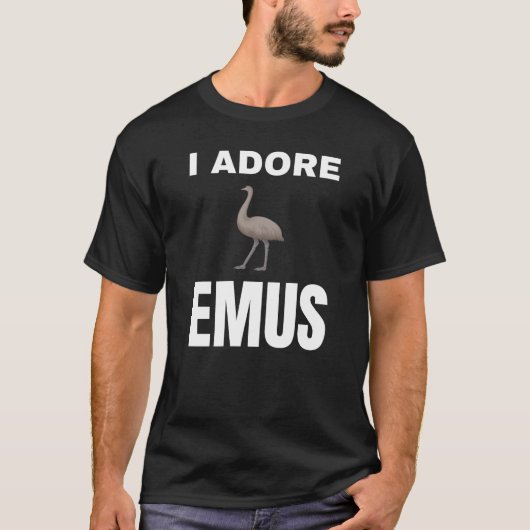 I adore Emus T-Shirt (Vorderseite)