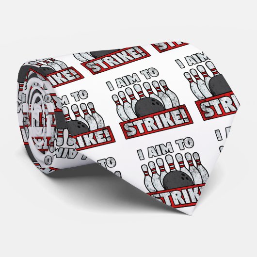 I aim to strike krawatte (Gerollt)