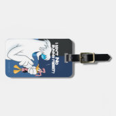 "I Ain't no Bunny Rabbit" Hugo & DAFFY DUCK™ Gepäckanhänger (Vorderseite horizontal)