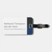 "I Ain't no Bunny Rabbit" Hugo & DAFFY DUCK™ Gepäckanhänger (Rückseite horizontal)