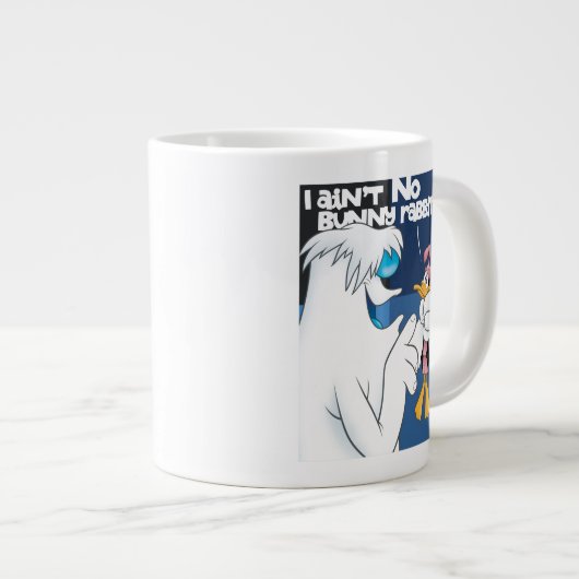 "I Ain't no Bunny Rabbit" Hugo & DAFFY DUCK™ Jumbo-Tasse (Vorderseite Rechts)
