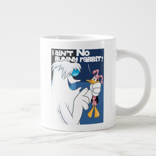 "I Ain't no Bunny Rabbit" Hugo & DAFFY DUCK™ Jumbo-Tasse (Rechts)