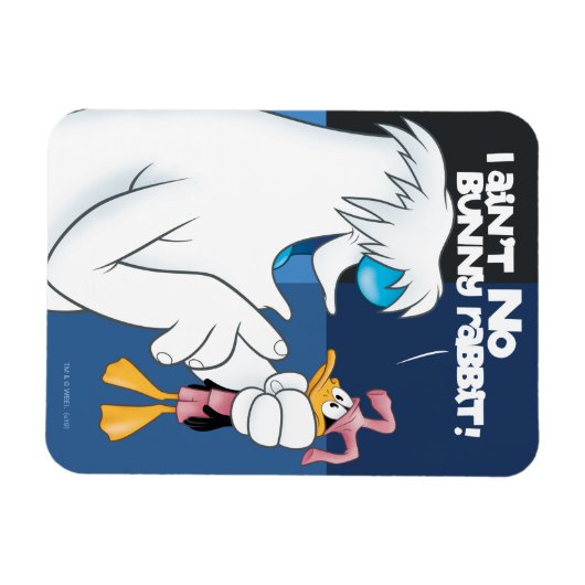 "I Ain't no Bunny Rabbit" Hugo & DAFFY DUCK™ Magnet (Horizontal)