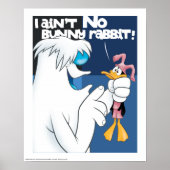 "I Ain't no Bunny Rabbit" Hugo & DAFFY DUCK™ Poster (Vorne)