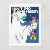 "I Ain't no Bunny Rabbit" Hugo & DAFFY DUCK™ Postkarte (Vorderseite)