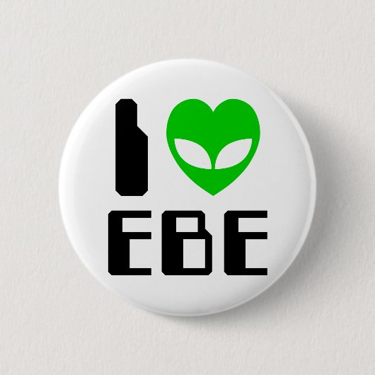 I Alien Heart EBE Button (Vorderseite)