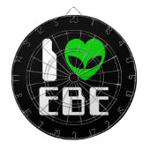 I Alien Heart EBE Dartscheibe (vorne)