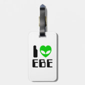 I Alien Heart EBE Gepäckanhänger (Rückseite vertikal)
