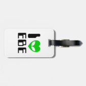 I Alien Heart EBE Gepäckanhänger (Rückseite horizontal)