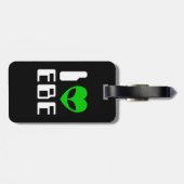 I Alien Heart EBE Gepäckanhänger (Rückseite horizontal)