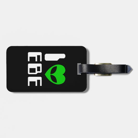 I Alien Heart EBE Gepäckanhänger (Rückseite horizontal)