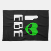 I Alien Heart EBE Geschirrtuch (Horizontal)