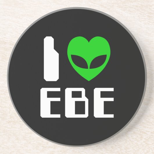 I Alien Heart EBE Getränkeuntersetzer (Vorne)