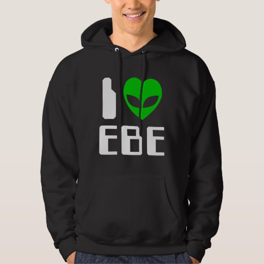 I Alien Heart EBE Hoodie (Vorderseite)