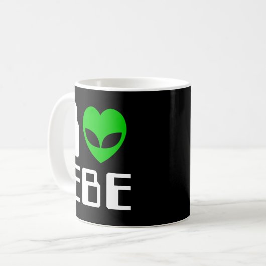 I Alien Heart EBE Kaffeetasse (Vorderseite Links)