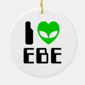 I Alien Heart EBE Keramikornament (Hinten)